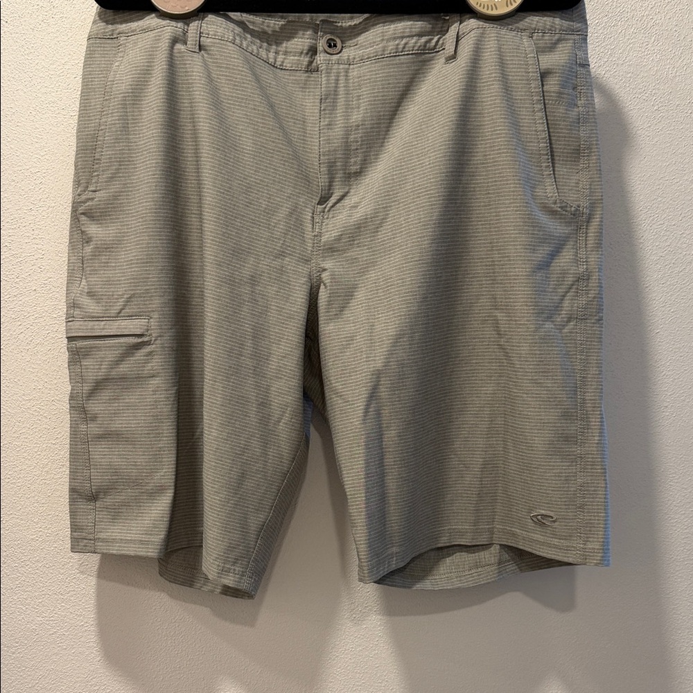 Gray/Khaki Men's Shorts - Picture 3 of 6